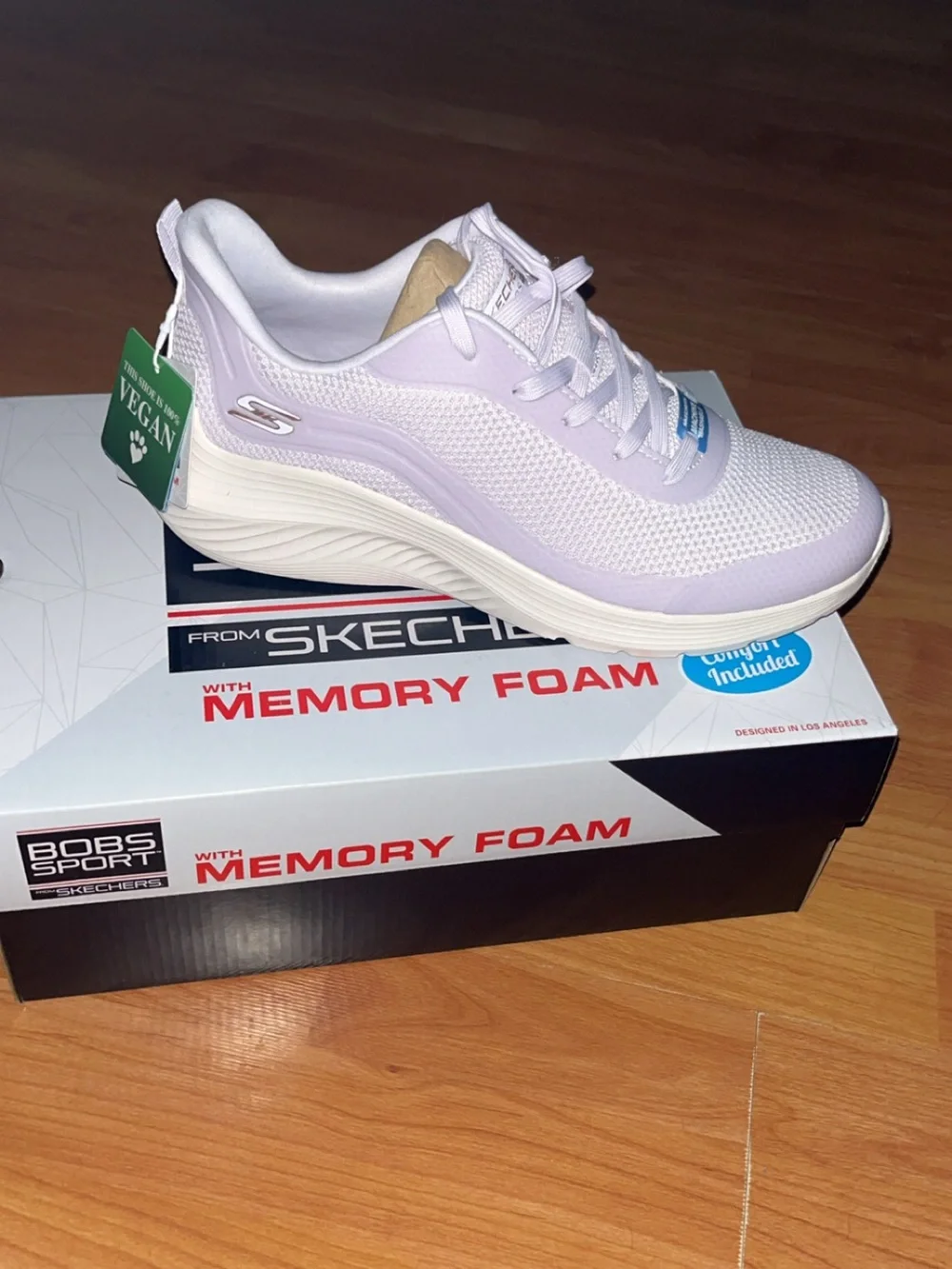 Women Bobs Sports By Skechers Still Wading Lilac Shoe